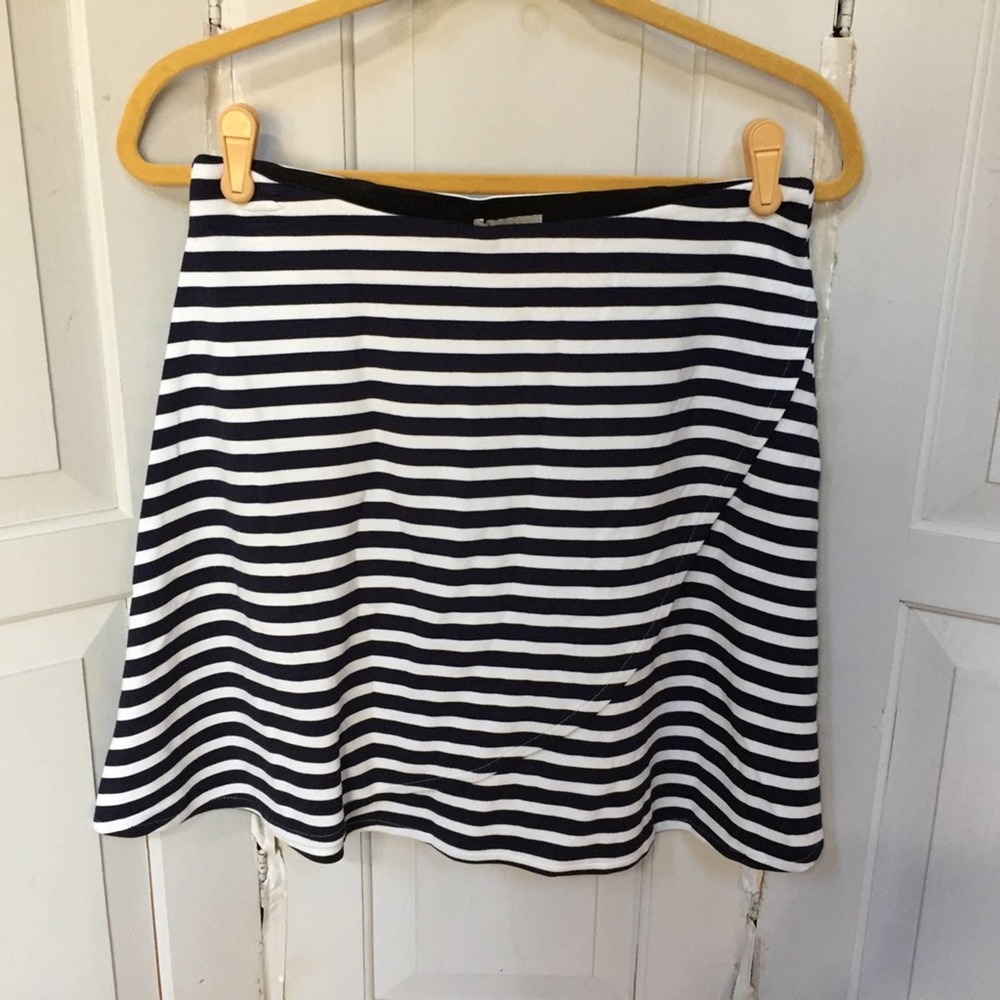 LOFT Striped Skirt